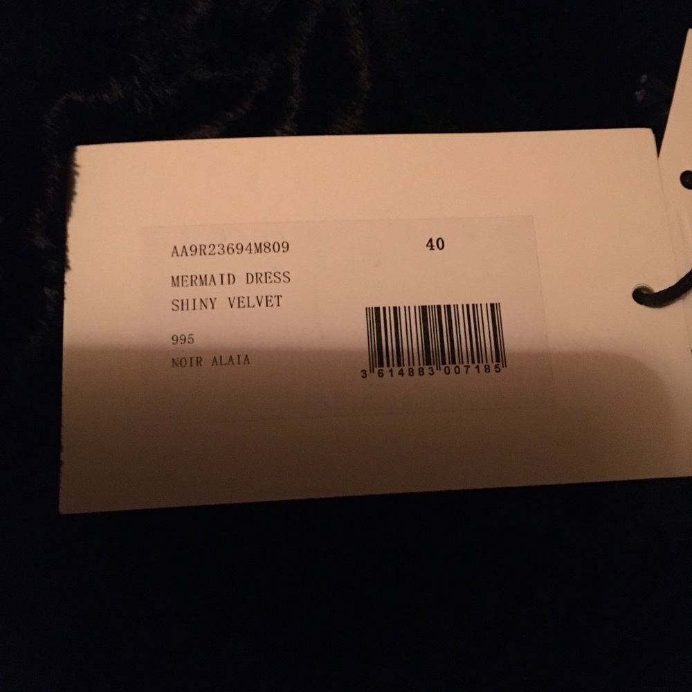 Alaïa Black Velvet hooded Dress FR 40 Runway Great deal Hooded asymmetric gown - Picture 9 of 12